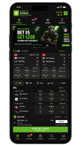 DraftKings betting app