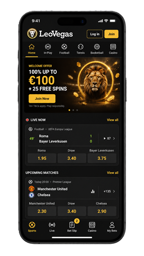 LeoVegas betting app